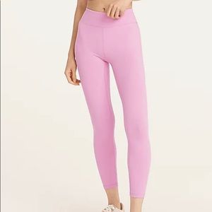 J. Crew NWT High-rise 7/8 leggings in Signature flex - Pink